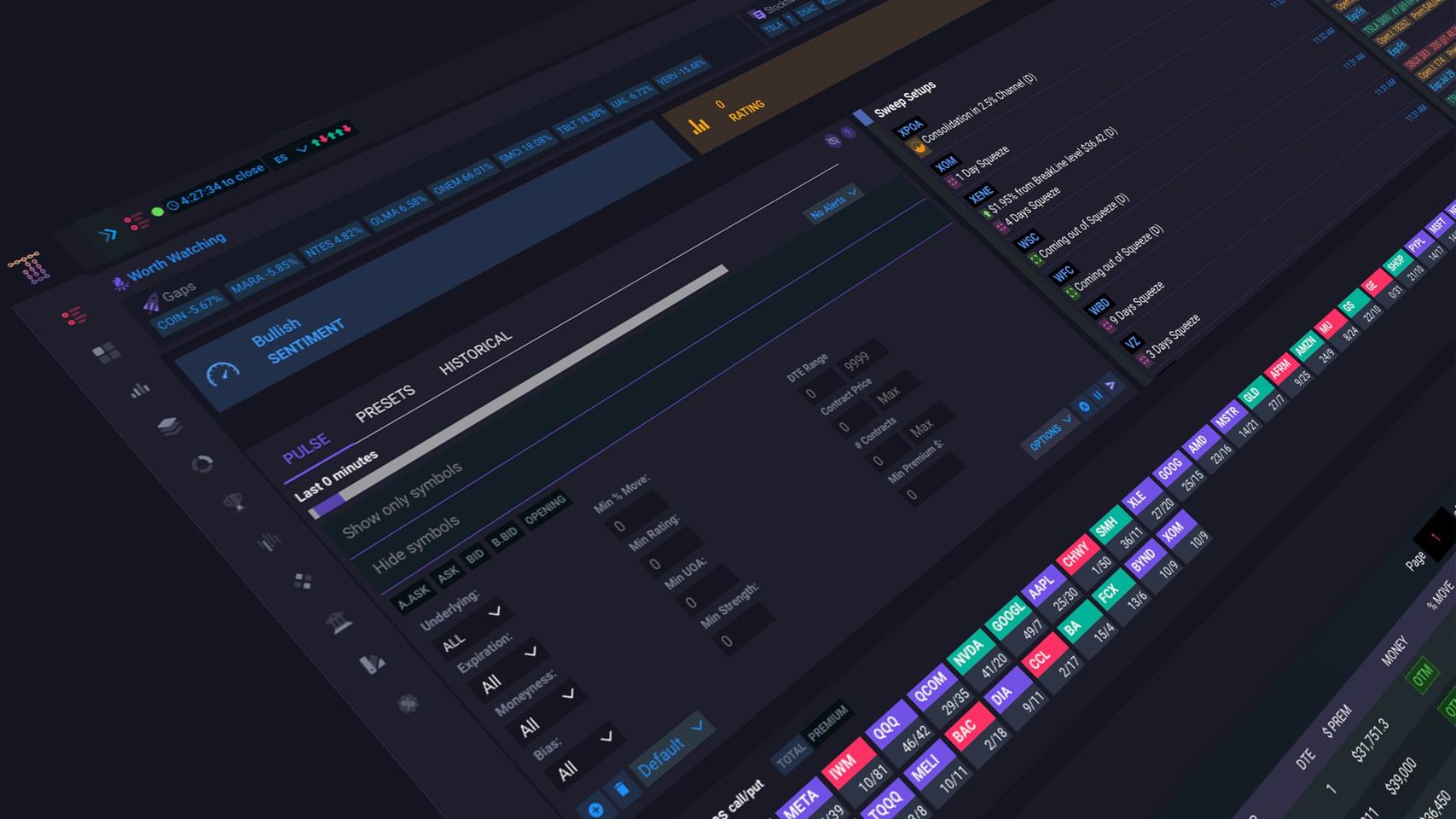 TradeUI Options FLow